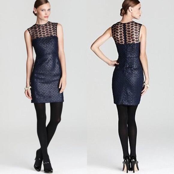 Diane Von Furstenberg DVF Lace Sheath Dress - Picture 1 of 10